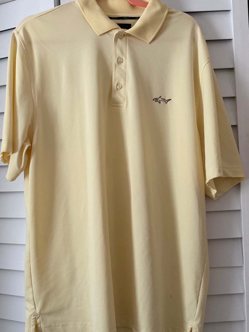 Tommy Bahama Men’s Pale Yellow Short-Sleeve Polo